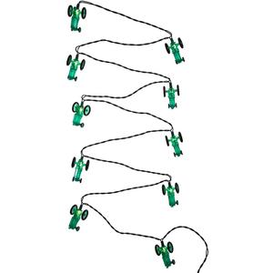 Kurt Adler 10-Light Tractor Light Set, Green