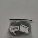 Women's 2 Piece Colorblock Ring Tie Back Criss Cross Tube Bandeau Bikini Triangle Set High Cut Swimsuit Bathing Suit Black Medium, M