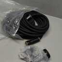 Relxitl Garden Hose, Flexible Water Hose, Ultra Lightweight Non-Expanding hose with 10 Function Sprayer, Leak proof, Pressure Resistant for Yard, Outdoor (Black, 50FT)