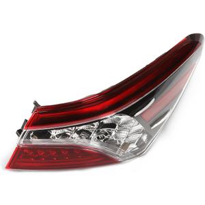 Tail Light Compatible with 2021 2022 2023 Camry XSE/XLE Passenger Side Rear Lamp Taillight W/O Bulbs 8155006A30 81550-06A30 (Right)