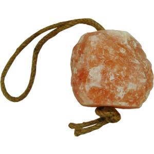 Horsemen's Pride Himalayan Salt Block on Rope for Horses, 4.4 Pounds, SS44 (1 count (Pack of 1))
