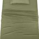 Utopia Bedding Twin Bed Sheets Set - 3 Piece Bedding - Brushed Microfiber - Shrinkage and Fade Resistant - Easy Care (Twin, Olive)