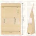 Kraft Paper Stand Up Pouches - 200 Packs, 3.5x5.5 Inches, Food Storage, Christmas