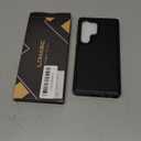 LOHASIC for Samsung Galaxy S25 Ultra Case, Slim Leather Luxury Business PU Non-Slip Grip Shockproof Bumper Full Body Protective Cover Men Women Phone Cases for Galaxy S25 Ultra 5G 6.9" 2025 - Black
