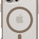 ORNARTO Air Case for iPhone 16 Pro Max Clear, Compatible with MagSafe, Military-Grade Drop Protection Cover with Built-in Air, Desert Titanium