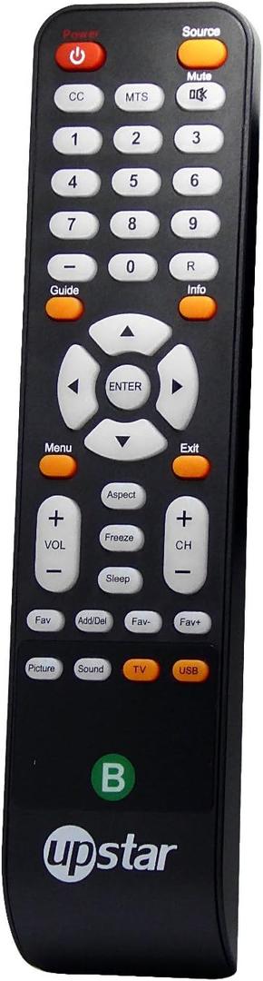 New Replaced UPSTAR Version B Remote Control for 
P32EA8 P250WT P55EWX 4K 3D LCD LED HDTV TV