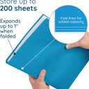 Blue Summit Supplies Hanging File Folders, 25 Reinforced Hang Folders, Designed for Home and Office Color Coded File Organization, Letter Size, Blue, 25 Pack