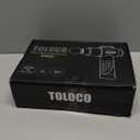 TOLOCO Massage Gun, Deep Tissue Back Massage for Athletes for Pain Relief, Percussion Massager with 10 Massages Heads & Silent Brushless Motor, Christmas Gifts for Women, Men, Black