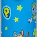 Zak Designs PAW Patrol Sage Kids Water Bottle For School or Travel, 14oz Stainless Steel Water Bottle With Straw, Handle, and Leak-Proof Spout Cover (Chase, Marshall, Skye, Rubble, Rocky, Zuma) | Sage, Kids, For School or Travel, Handle