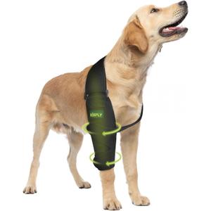 Dog Elbow Pads for Calluses Pressure Sores and Shoulder Dislocation Dog Canine Elbow and Shoulder Support Dog Front Leg Brace Prevent Licking Wound Right Leg L