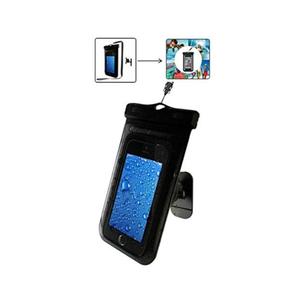 Universal Waterproof Phone Case, Waterproof Phone Pouch Cell Phone Dry Bag with Adhesive Phone Mount, Lanyard for Men Women Beach Kayaking Travel or Bath