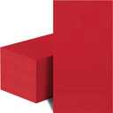 100 Pcs Red Paper Napkins Disposable - Red Guest Dinner Napkins for Bathroom Wedding Birthday Anniversary Graduation Party
