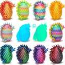 12PCS 3D Printed Dragon Eggs with Dragon Inside, Easter Basket Stuffers for Teens, Easter Gifts for Kids, Easter Basket Filler Ideas, Prefilled Easter Eggs Bulk, Easter Egg Fillers Toys for Boys Girls, Small