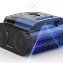 Pool Vacuum,Seauto SAT 25 Robotic Pool Cleaner,Pool Vaccum for Inground Pools,AI Sonar Smart Navigation,Max 180-Mins Battery Life (Dark Blue)