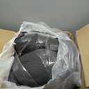 Bedsure SupportMax Orthopedic Dog Bed Medium Size Dog - Extra Thick Supportive Medium Dogs Beds with Waterproof Washable Cover, Comfort Pet Bed Sofa with Soft Sherpa and Nonskid Bottom, Grey, 35"