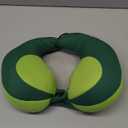 INFANZIA Kids Chin Supporting Travel Neck Pillow, Helps Support Head and Neck, Comfortably Designed for Head, Neck, and Chin Support - Gifts for Toddler/Child/Kids, Green