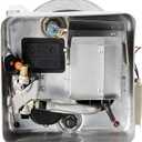 Suburban Advantage RV Tank Water Heater SW6DE - 6 gallon Porcelain Lined Steel Tank with Direct Spark Ignition (DSI) and Incoloy Electric Element (5239A)