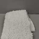 OLANLY Bathroom Rugs 24x16, Extra Soft Absorbent Chenille Bath Rugs, Rubber Backing Quick Dry, Machine Washable Bath Mats for Bathroom Floor, Tub and Shower, Home Decor Accessories, White