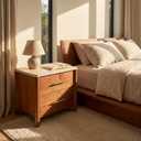 Nightstand with 2 Drawers ,Marble Top Night Stand,23.6” Bedside Table