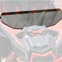 A & UTV PRO Maverick X3 Half Windshield Dark Tinted, Compatible with 2017-2025 Can Am Maverick X3 XRS XDS Turbo R Max,Dark Tint Standard Polycarbonate Construction Window | 250x Stronger Than Glass