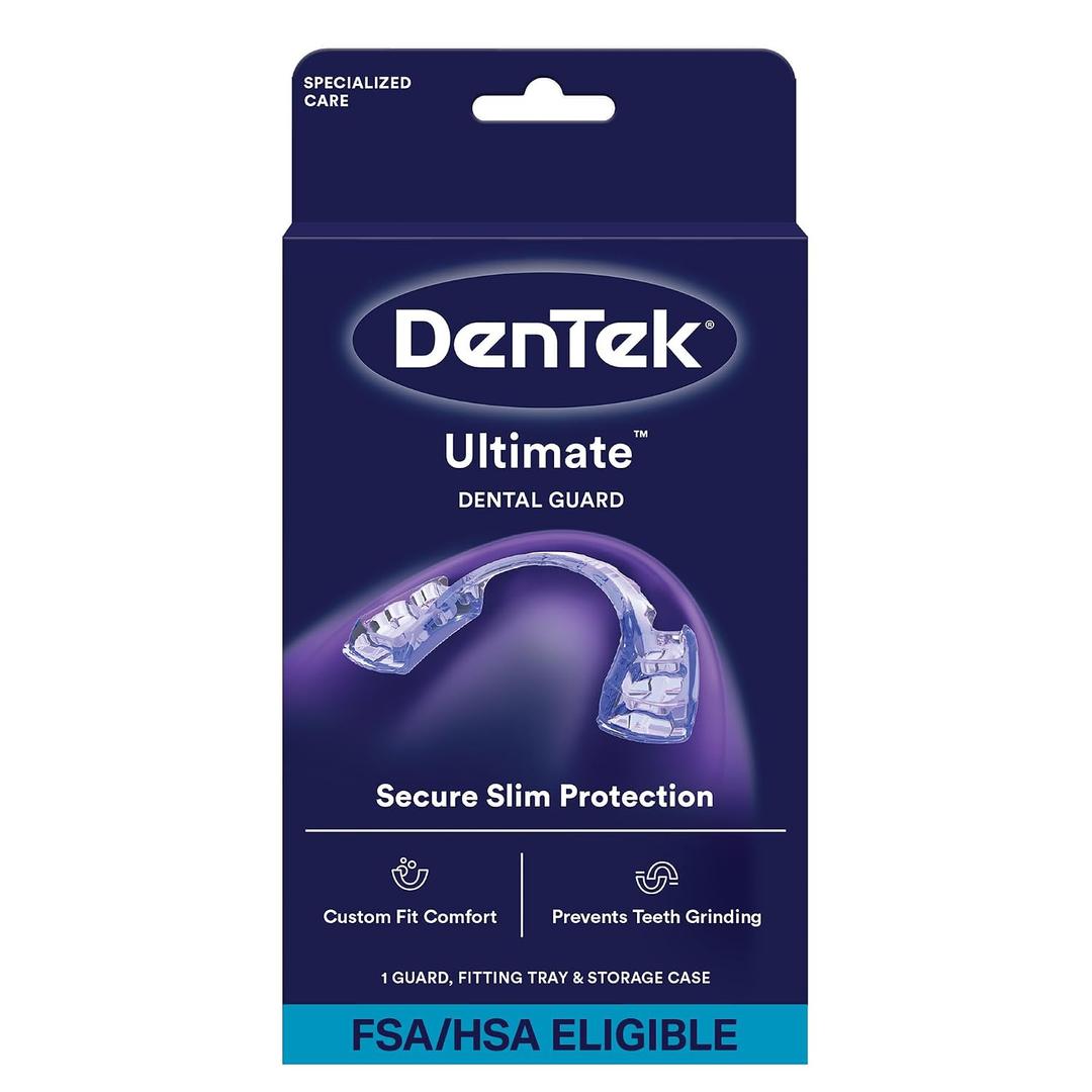DenTek Ultimate Dental Guard, Slim-Fit Mouth Guard for Grinding Teeth at Night, FDA Cleared Night Guard, 1 Count