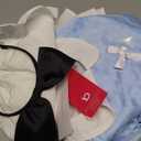 ReliBeauty Princess Deluxe Glittering Halloween Dress with Apron Bow Hair Band (8/130)