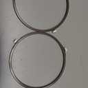 2 Pack 7 Inch Microwave Turntable Ring Microwave Roller Ring, Glass Plate Tray Support Holder, Replacement Inner Ring - for Microwave Oven Glass Turntable Plate, Roller Height 14 mm