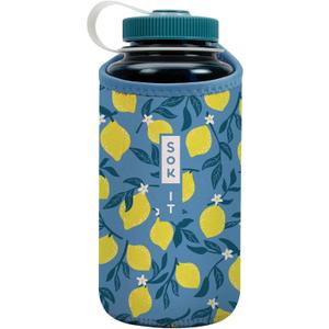 Sok It BotlSok Water Bottle Sleeve Insulated Neoprene Cover (Main Squeeze, Fits 32oz Nalgene)