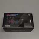 Gaming Microphone with Noise Cancellation & Mute Button, USB Condenser Mic for Streaming/Recording, Ultra-Compact Design, Compatible with PC/Mac/PS4/PS5, Podcast/YouTube/Twitch/Discord (Black)