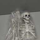 Skeleton Halloween Decor,3Ft Life Size Skeleton Full Body Plastic Human Bones for Halloween Decoration (Gray)