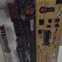 JONEALA Train Set with Remote Control,Electric Train Track Around Christmas Tree W/Cargo Vehicle,Light & Sounds,Alloy Steam Locomotive Engine Train Toy Gift for Boys Girls 4 5 6 7 8 9 10