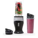 Ninja Fit Compact Personal Blender, Portable Blender for-Smoothies, Shakes, Food Prep, and Frozen Blending, 700-Watt Base, (2) 16-oz. Cups and Spout Lids, Black QB3001SS