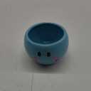 Adorable Blue Smiley Face/Happy Face Planter/Candy Dish with Hearts