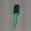 Curly Hair Brush Defining, Vented Curl Defining Brush for Effortlessly Detangling Shaping and Styling Women's Men's Curls on All Wet or Dry Hair Types, Reduces Frizz (Green)