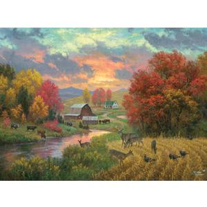 Buffalo Games - Abraham Hunter - Golden Retreat - 1000 Piece Jigsaw Puzzle for Adults -Challenging Puzzle Perfect for Game Nights - Finished Size is