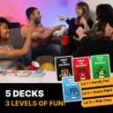 Shots No Chaser Extremely Under The Influence - Drinking Game for Adults | Fun Challenges and Dares | Perfect for Couples, Game Nights, Kickbacks and Parties
