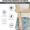 Sun Protection UV Sleeve, Ice Silk Arm Sleeves for Women