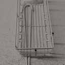 DELLAN Hanging Shower Caddy, Shower Rack Hanging for Bathroom, Shower Rack with Hooks Over the Door, Bathroom Shower Caddy and Basket(White) (11"D x 4.7"W x 3.9"H)