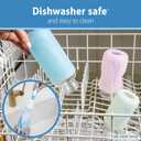 2 x Dr. Brown's Options+ Narrow Glass Bottle Sleeve, 100% Silicone, Pink, BPA-Free, 8 oz, 1-Pack