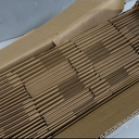 50 Pack Corrugated Pizza Box - White Cardboard (8" x 8")