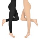 Compression Pantyhose for Women & Men, 2 Pairs 15-20mmHg Medical Graduated Compression Stockings Leggings L