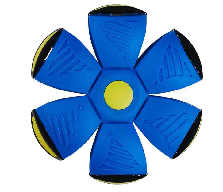 Pet Jumping Disk Toy for Dogs – LED Flying Saucer Throw Disk, Interactive Light-Up Fetch Toy for Pets Blue