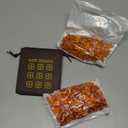 Poen 36 Set Christmas Tic Tac Toe Game Bulk Classroom Christmas Gifts for Students Gingerbread Man Tic Tac Toe Game Drawstring Bags Party Favors for Boys Girls Holiday Party Classroom Rewards Activity