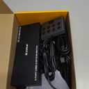 8 Port KVM Switch Displayport 4K@60Hz EDID Simulation, USB 3.0 DP KVM Switch for 8 Computers Share 1 Monitor and 4 USB Devices, KVM Switches with Audio RS232 Wired Remote 12V Power and 8 USB Cable