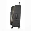 Kenneth Cole REACTION Chelsea Chevron Quilted Luggage, Black, 28-Inch Checked