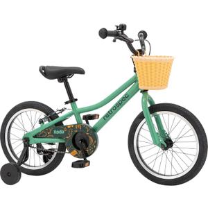 Retrospec Koda 16-Inch Kids Bike with Training Wheels & Safety Features - Adjustable Height Beginner Bicycle for Children 4-6 Years Old 16 Inch Kids Bike