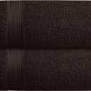 Elvana Home Cotton 2 Pack Oversized Bath Towel Set 28x55 inches, Large Bath Towels, Ultra Absorbant Compact Quickdry & Lightweight Towel, Ideal for Gym Travel Camp Pool - Brown