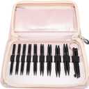 Circular Knitting Needles, 9 Pairs of Round Knitting Needle Set, 3mm - 6mm Interchangeable Knitting Needles with Storage Case for Blankets Scarves Sweaters, Ideal for Beginners