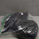 Non-Expandable Garden Hose 100feet, Flexible Water Hose with 10 Function Hose Nozzle, Lightweight, Tangle Free, Rust Proof for Yard (Black)