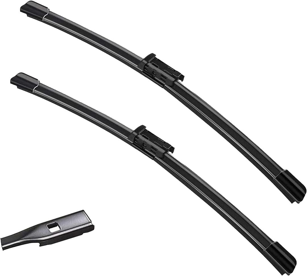2 Factory Wiper Blades Replacement for Silverado Sierra 04/03/2014-2018 Original Equipment Windshield Wiper Blades Set - 22"+22" (Set of 2) Top Lock
